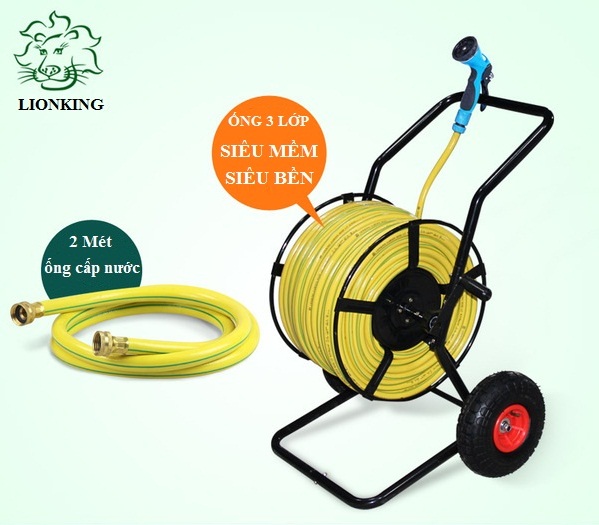 Bộ lô cuộn ống nước 80 mét PR-8015A